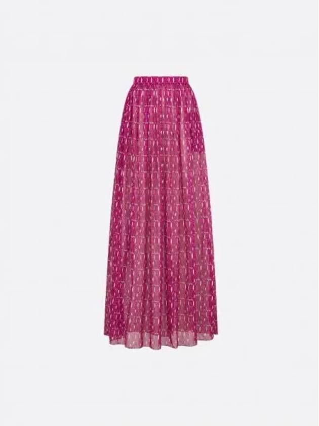 Long pleated skirt 451J64A3946 X4802 - DIOR - BALAAN 1