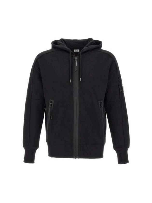 Diagonal Raised Fleece Hooded Jacket Purple - CP COMPANY - BALAAN 2