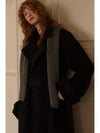 Carin Two Way Wool Long Coat Black LCBK01 - LAMARO - BALAAN 3