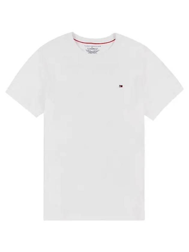 Core Flag Short Sleeve T-Shirt White - TOMMY HILFIGER - BALAAN 4