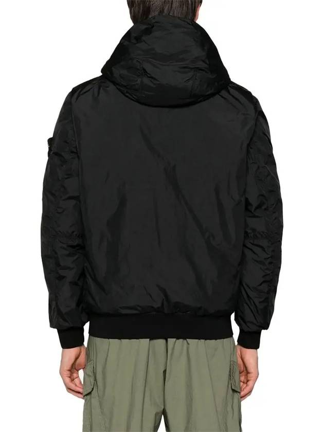 Crinkle Reps R NY Padding Black - STONE ISLAND - BALAAN 4