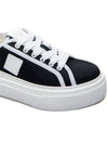 Logo City Platform Low Top Sneakers Black - GIVENCHY - BALAAN 5