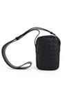 Mini Cassette Crossbody Bag Black 743214VCPQ3 - BOTTEGA VENETA - BALAAN 4