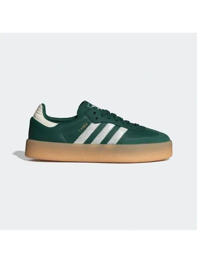 Sambae Leather Low Top Sneakers Collegiate Green - ADIDAS - BALAAN 2