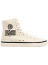 Women's Benkeenh Logo High Top Sneakers Chalk - ISABEL MARANT - BALAAN 2