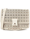 Le Papa Small Calfskin Shoulder Bag White - ALAIA - BALAAN 2