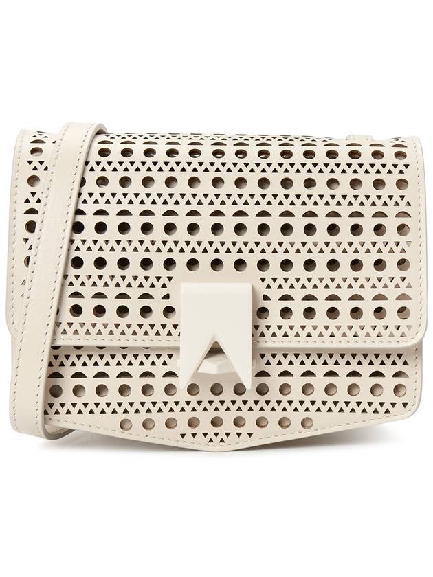 Le Papa Small Calfskin Shoulder Bag White - ALAIA - BALAAN 2