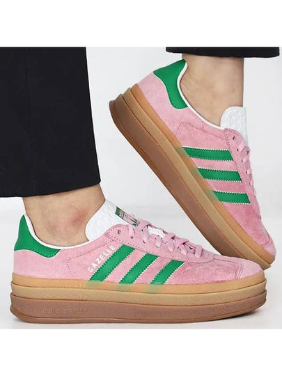 Original Gazelle Bold Low Top Sneakers True Pink - ADIDAS - BALAAN 2