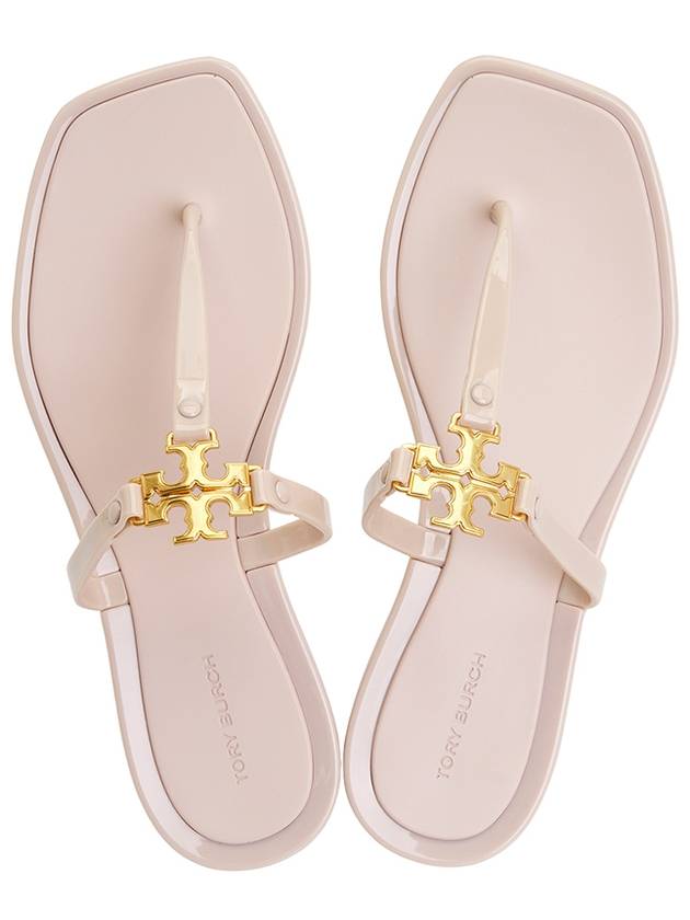 Roxanne Jelly Logo Flip Flops Meadowsweet - TORY BURCH - BALAAN 3