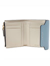 Saffiano Tri-Fold Half Wallet Blue - MARNI - BALAAN 11