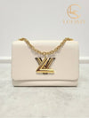 Used luxury goods Lewis It MM Quartz white Epi twist shoulder cross bag - LOUIS VUITTON - BALAAN 1