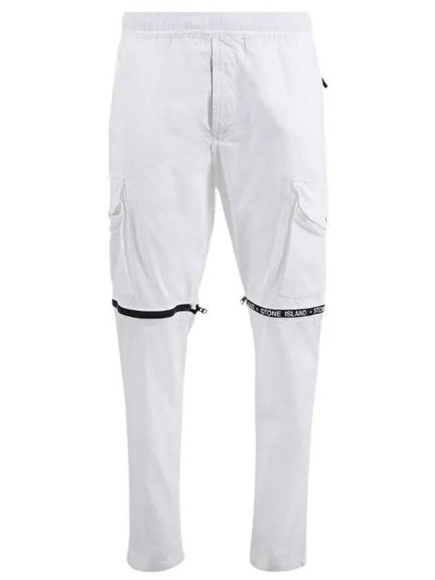 Trousers Straight Pants White - STONE ISLAND - BALAAN.
