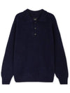 Ghost pressure knit PK shirt navy - HOWLIN' - BALAAN 4