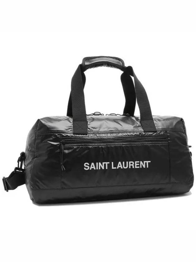 Nylon Nuxx Duffle Bag Black Platinum - SAINT LAURENT - BALAAN 2