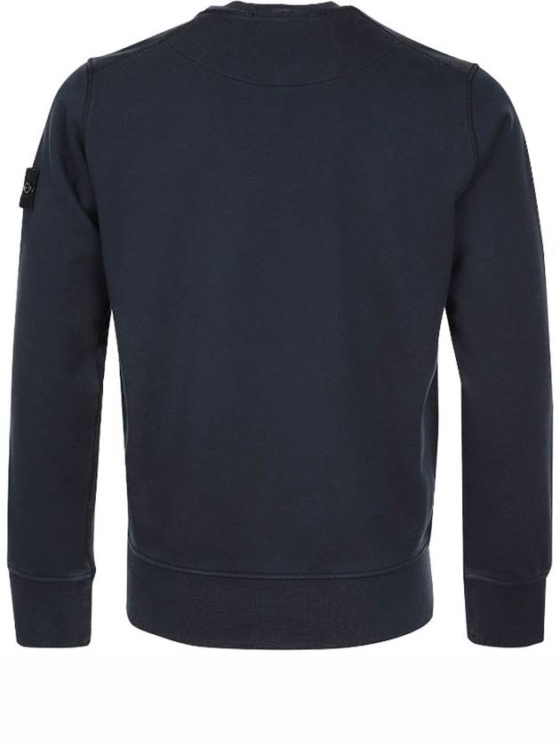 Wappen Patch Crew Neck Sweatshirt Navy - STONE ISLAND - BALAAN 3