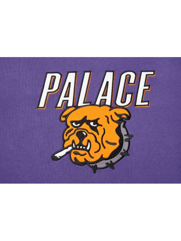 18FW Burning Bulldog Crew Neck Purple Bunning Bulldog Crew Purple - PALACE - BALAAN 2