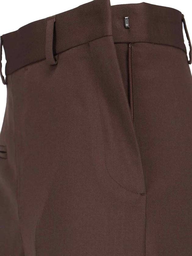 MM6 Maison Margiela Trousers Brown - MAISON MARGIELA - BALAAN 4