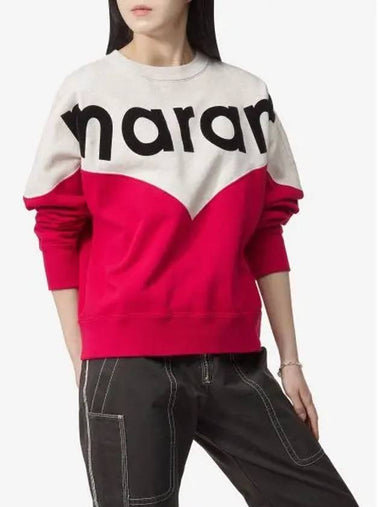 Houston Sweatshirt Cranberry SW0006FAA1M08ECRBR - ISABEL MARANT - BALAAN 1