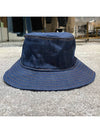 Acne Logo Patch Denim Bucket Hat Indigo Blue C40297 135 - PRADA - BALAAN 4