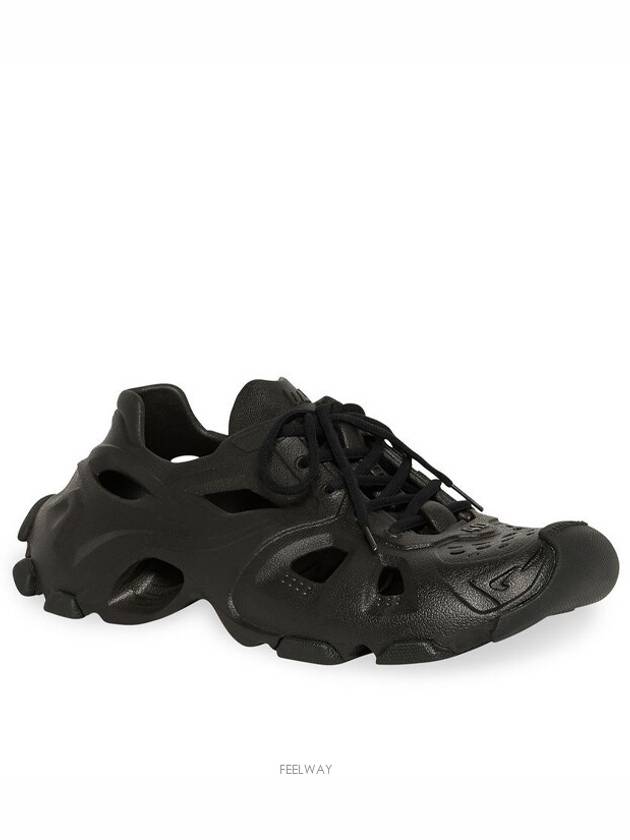 HD Rubber Sole Cut-Out Low Top Sneakers Black - BALENCIAGA - BALAAN 2