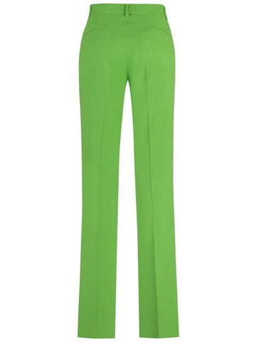 Msgm Flared Viscose Trousers - MSGM - BALAAN 1