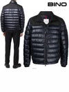 Men's Silvere Silvere Short Padded Navy - MONCLER - BALAAN.