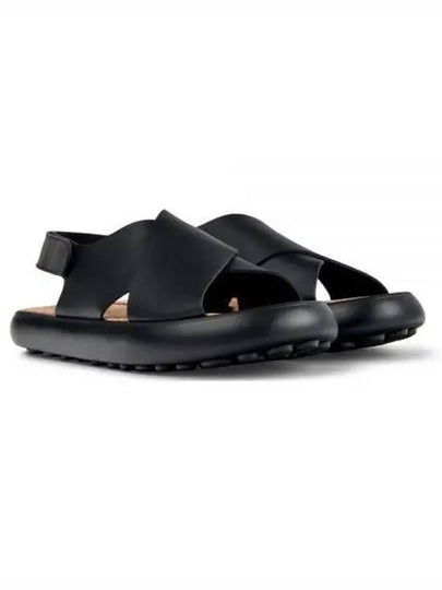 Twins Textile Leather Slide Slipper Black - CAMPER - BALAAN 2