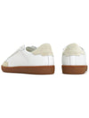 Court Classic Perforated Beige Tab Low Top Sneakers White - SAINT LAURENT - BALAAN 7