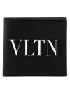 VLTN Logo Half Wallet Black - VALENTINO - BALAAN 1