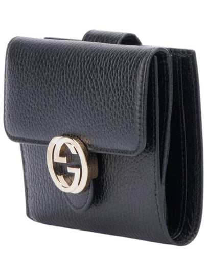 Women s GG Interlocking Bicycle Wallet Black 615525CAO0G1000 - GUCCI - BALAAN 2