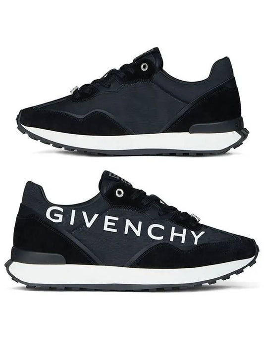 GIV Runner Low Top Sneakers Black - GIVENCHY - BALAAN 2