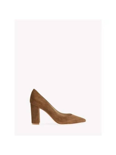 Gianvito Rossi PIPER Suede Pumps Heels G21375 85RIC CAMTEXA - GIANVITO ROSSI - BALAAN 1