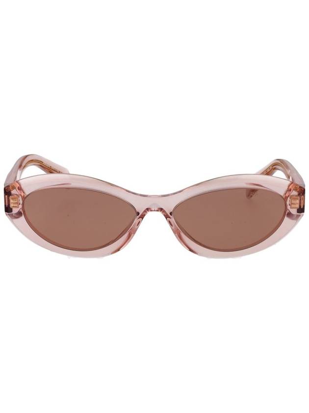 Sunglasses 00 538192641 PR 26ZS 19Q10D TRANSPARENT PEACH - PRADA - BALAAN 2