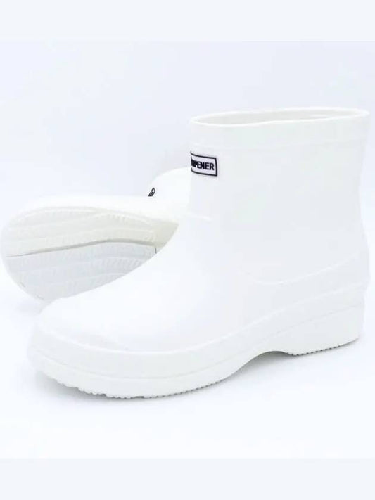 SPSHRNBTS Women's Lightweight Cushion Middle Rain Boots White - SUPENER - BALAAN 1