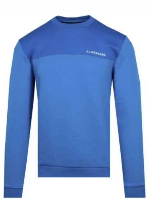 Jeff Crew Neck Sweater Blue - J.LINDEBERG - BALAAN 2