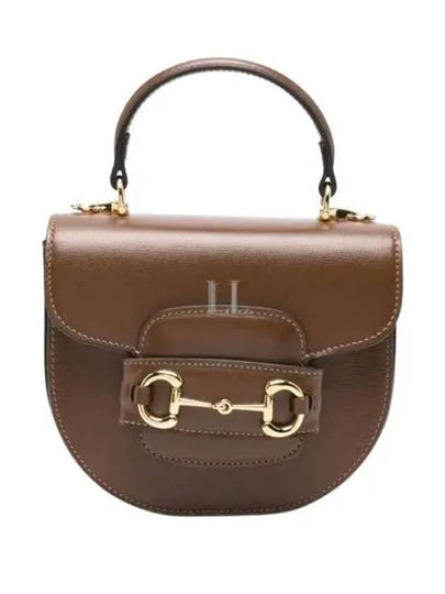 Horsebit 1955 Mini Top Handle Shoulder Bag Brown - GUCCI - BALAAN 2