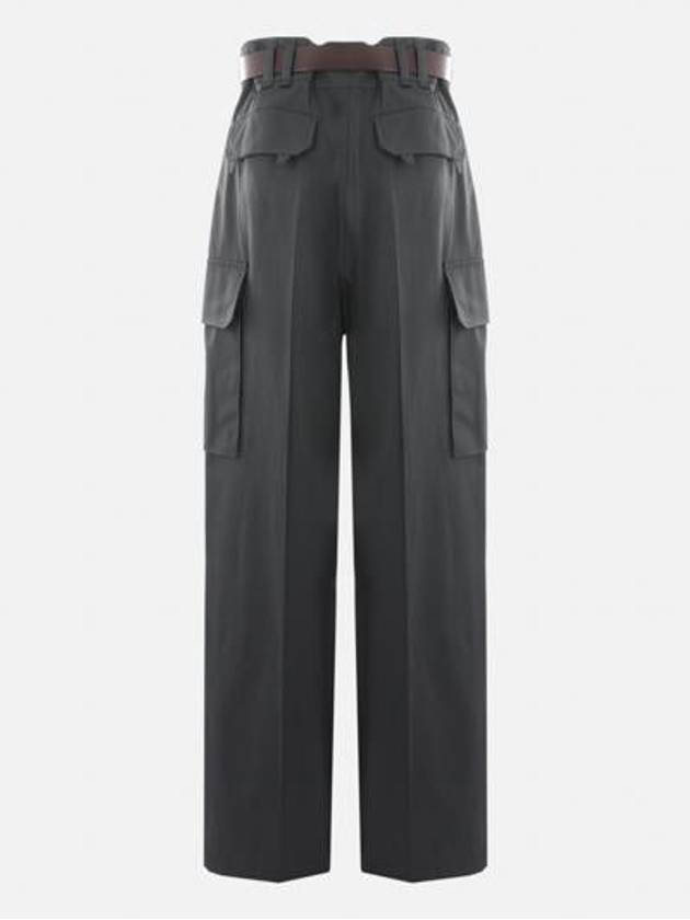 Cassandre Cargo Pants Black - SAINT LAURENT - BALAAN 3