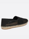 Granville Mesh Embroidery Logo Espadrille Slip-Ons Black - DIOR - BALAAN 4