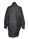 Black denim overfit coat 66 77 - MAX MARA - BALAAN 2