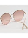 Sunglasses BY0103H 28T metal frame overfit pink round - BALLY - BALAAN 4