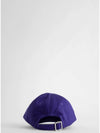 Hat OMLB041S23FAB0033770 PURPLE - OFF WHITE - BALAAN 4