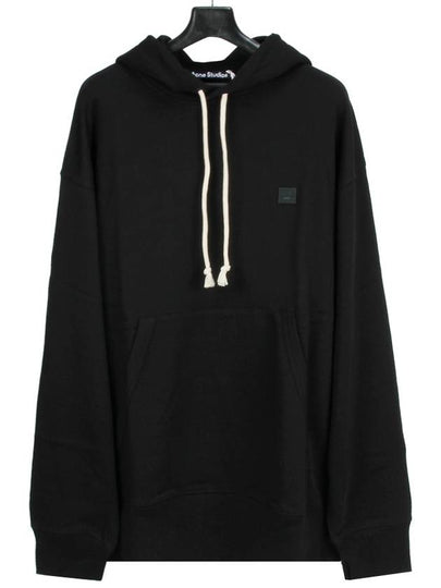 Nash Face Patch Hoodie Black - ACNE STUDIOS - BALAAN 2