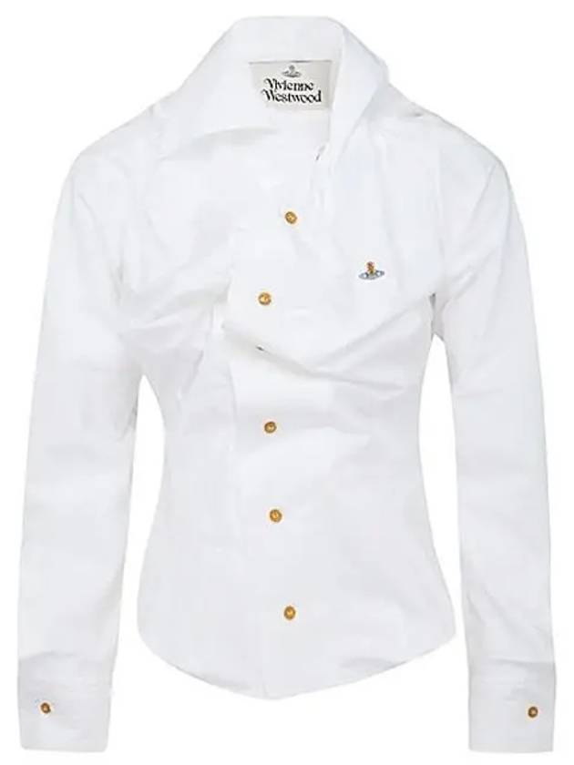 Drunken Logo Shirt White - VIVIENNE WESTWOOD - BALAAN 2