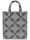 Gigi Extra Small Jacquard Tote Bag Grey - MICHAEL KORS - BALAAN 5