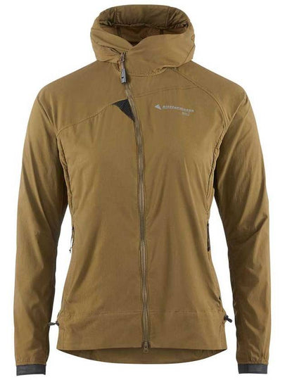 Women's Nal Hooded Windbreaker Olive - KLATTERMUSEN - BALAAN 2