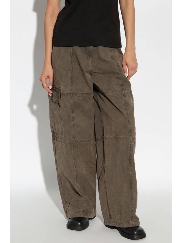 Kenzo Pants With Pockets, Women's, Brown - KENZO - BALAAN 3