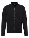 Men's Chrome R Over Shirt Zip Up Jacket Black - CP COMPANY - BALAAN 2