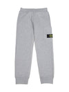 Kids Compass Logo Patch Training Jogger Track Pants Grey - STONE ISLAND - BALAAN 2