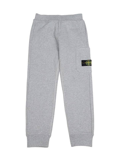 Kids Compass Logo Patch Training Jogger Track Pants Grey - STONE ISLAND - BALAAN 2