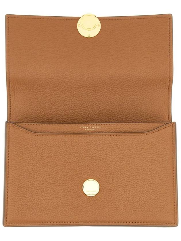 Miller Leather Cross Bag Brown - TORY BURCH - BALAAN 4